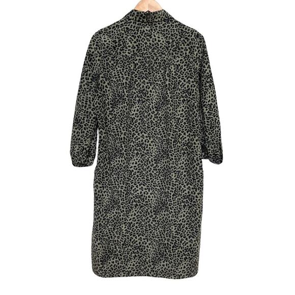 Tommy Bahama XS Shirt Dress | Leopard Corduroy, Cotton Belted Pockets Safari New - Picture 10 of 10